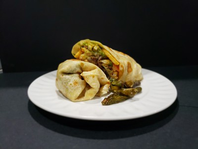 BREAKFAST SHRIMP BURRITO